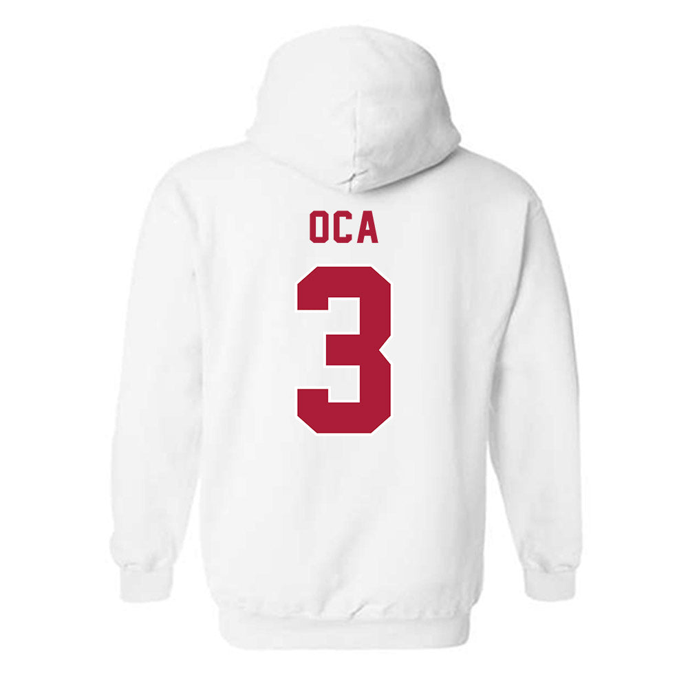 LMU - NCAA Women's Soccer : Natalie Oca - Classic Shersey Hooded Sweatshirt-1