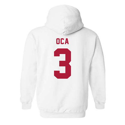 LMU - NCAA Women's Soccer : Natalie Oca - Classic Shersey Hooded Sweatshirt-1