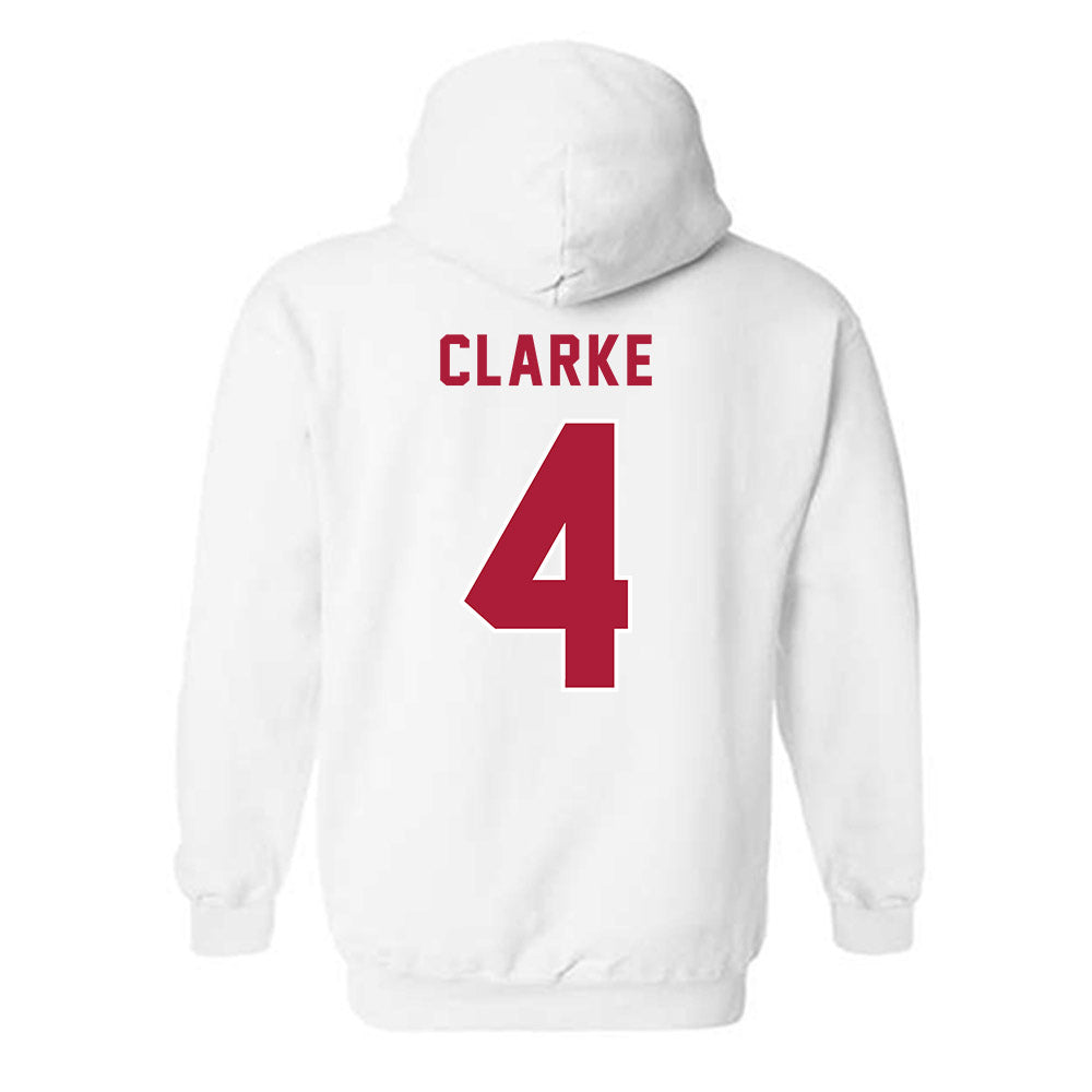 LMU - NCAA Women's Basketball : Allison Clarke - Classic Shersey Hooded Sweatshirt-1