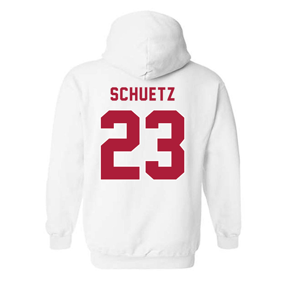 LMU - NCAA Women's Volleyball : Nicole Schuetz - Classic Shersey Hooded Sweatshirt-1
