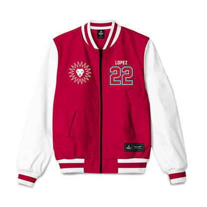 LMU - NCAA Women's Volleyball : Kayla Lopez - Bomber Jacket-0