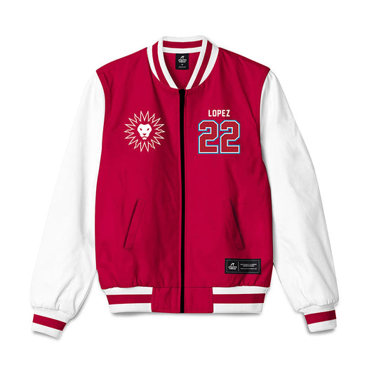 LMU - NCAA Women's Volleyball : Kayla Lopez - Bomber Jacket-0