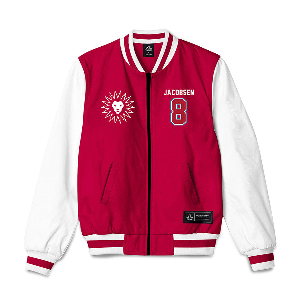 LMU - NCAA Baseball : Gavin Jacobsen - Bomber Jacket-0