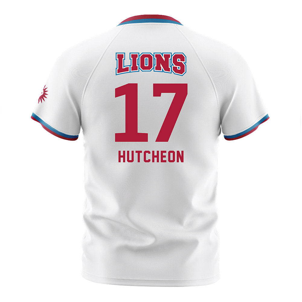 LMU - NCAA Men's Soccer : Jaxson Hutcheon - White Soccer Jersey-1