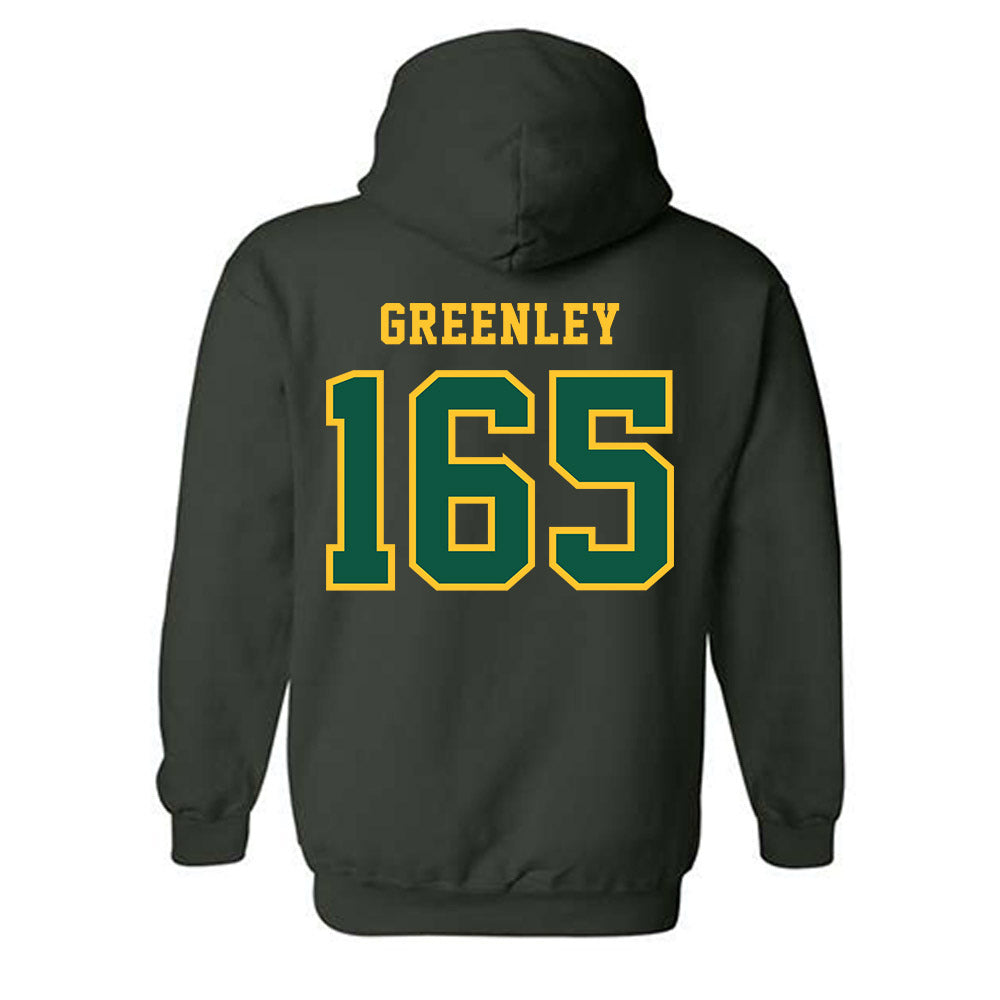 NDSU - NCAA Wrestling : Boeden Greenley - Classic Shersey Hooded Sweatshirt-1