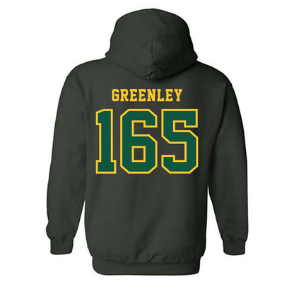NDSU - NCAA Wrestling : Boeden Greenley - Classic Shersey Hooded Sweatshirt-1