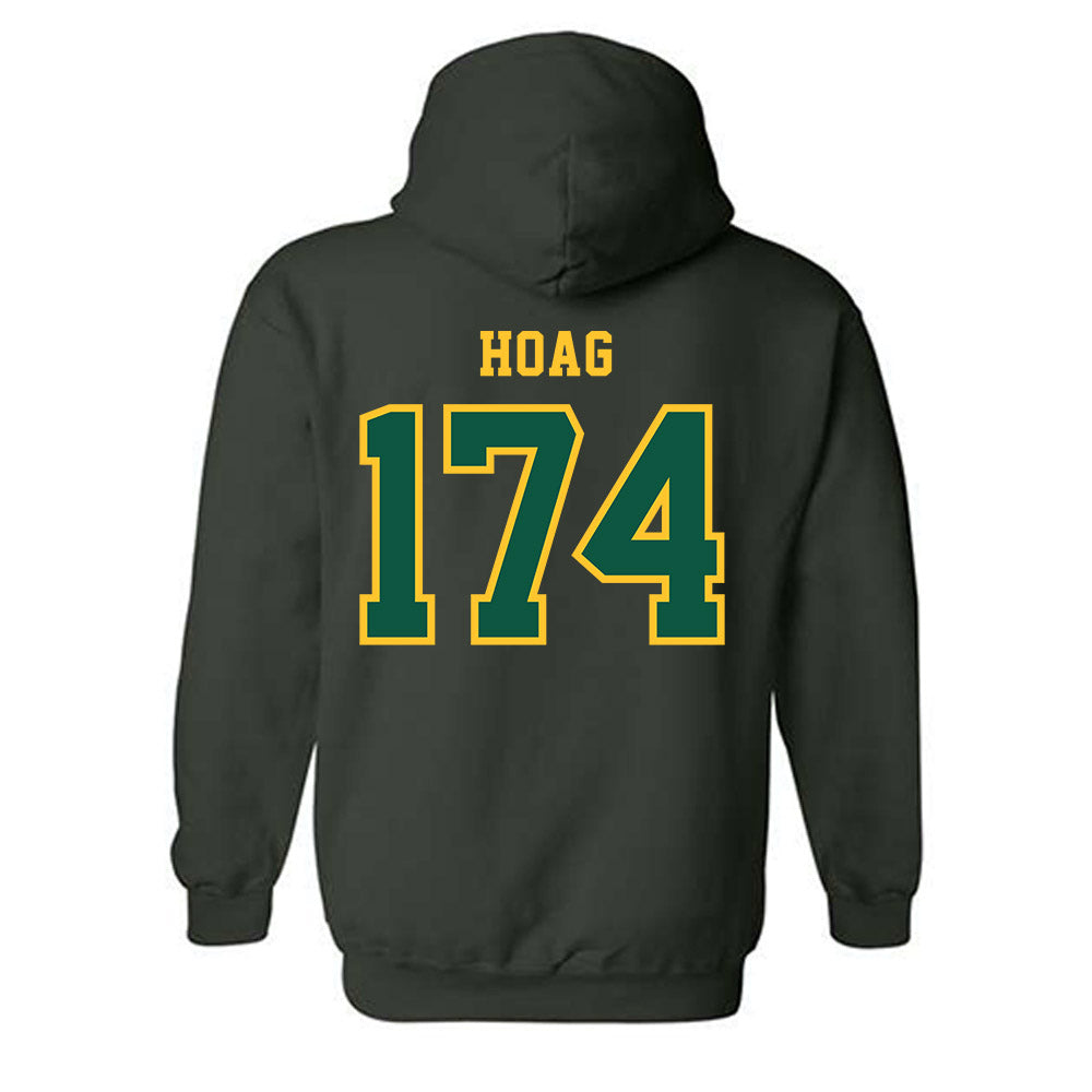 NDSU - NCAA Wrestling : Luke Hoag - Classic Shersey Hooded Sweatshirt-1