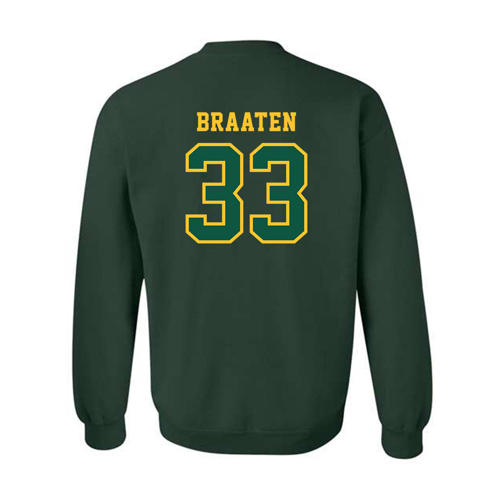 NDSU - NCAA Football : Walker Braaten - Classic Shersey Crewneck Sweatshirt-1