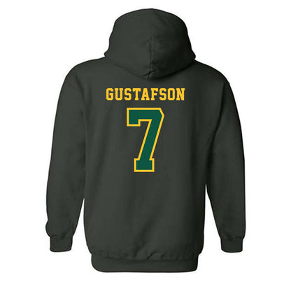 NDSU - NCAA Baseball : Evan Gustafson - Classic Shersey Hooded Sweatshirt-1