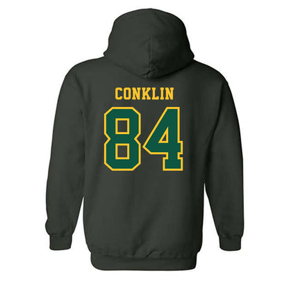 NDSU - NCAA Football : Logan Conklin - Classic Shersey Hooded Sweatshirt-1