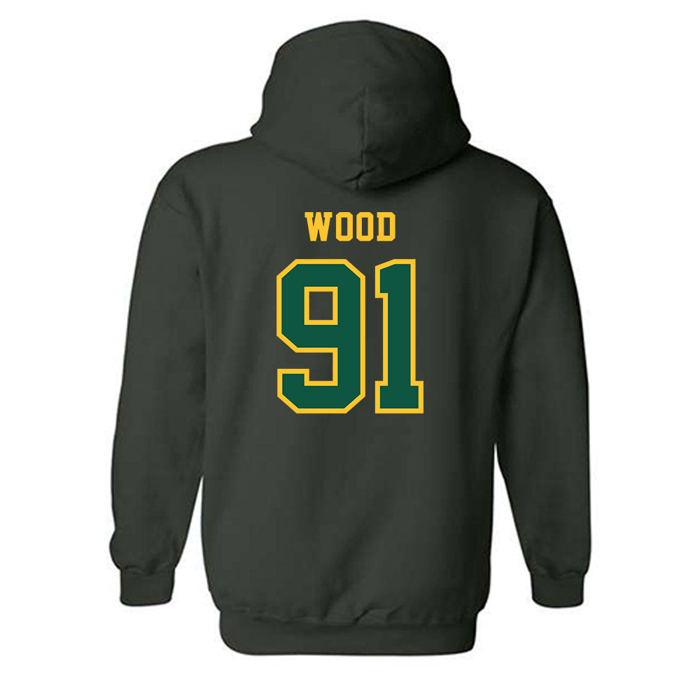 NDSU - NCAA Football : Ethan Wood - Classic Shersey Hooded Sweatshirt-1