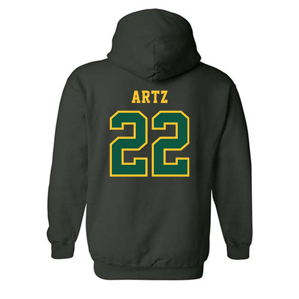 NDSU - NCAA Football : Hudson Artz - Classic Shersey Hooded Sweatshirt-1