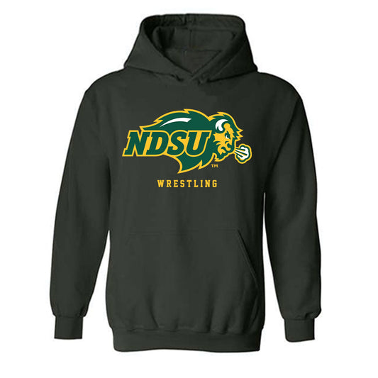 NDSU - NCAA Wrestling : Amantee Mills - Classic Shersey Hooded Sweatshirt