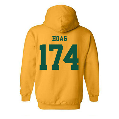 NDSU - NCAA Wrestling : Luke Hoag - Classic Shersey Hooded Sweatshirt-1