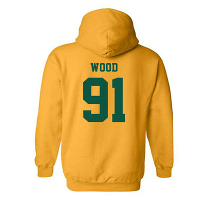 NDSU - NCAA Football : Ethan Wood - Classic Shersey Hooded Sweatshirt-1