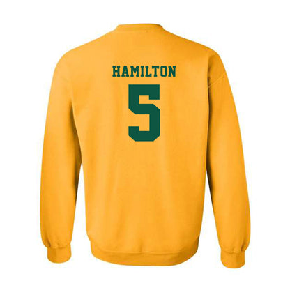 NDSU - NCAA Baseball : Davis Hamilton - Classic Shersey Crewneck Sweatshirt-1