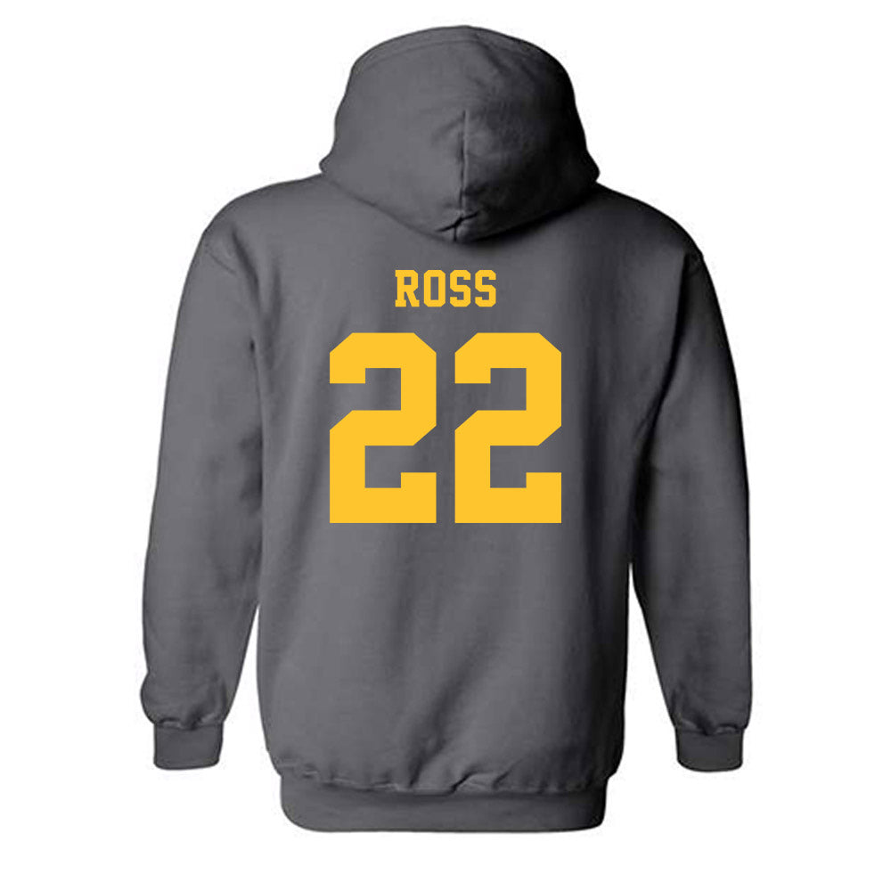 NDSU - NCAA Football : Charles Ross - Classic Shersey Hooded Sweatshirt-1
