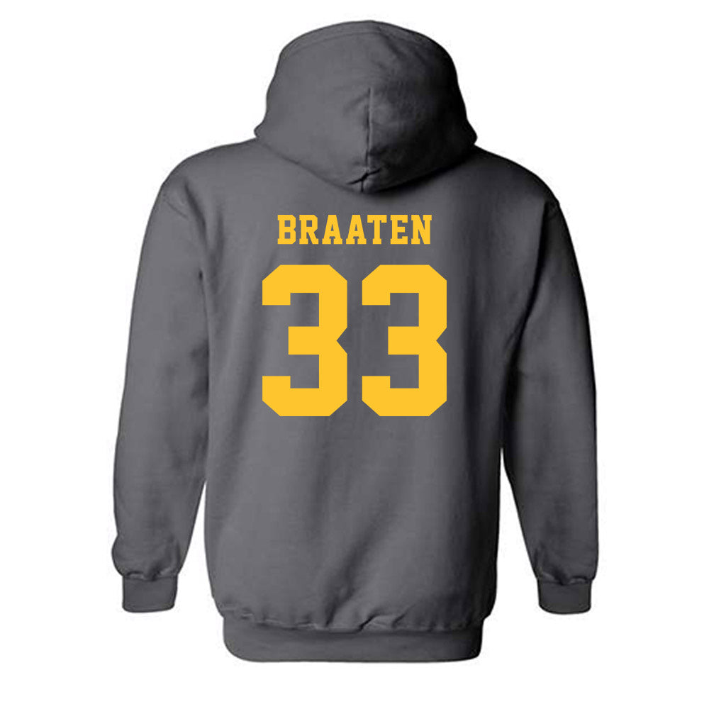 NDSU - NCAA Football : Walker Braaten - Classic Shersey Hooded Sweatshirt-1