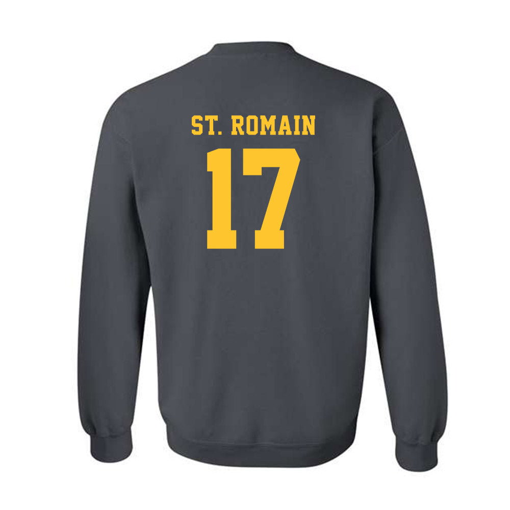 NDSU - NCAA Football : Isiah St. Romain - Classic Shersey Crewneck Sweatshirt-1