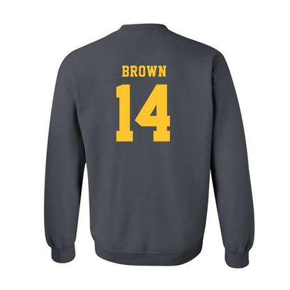 NDSU - NCAA Football : Preston Brown - Classic Shersey Crewneck Sweatshirt-1