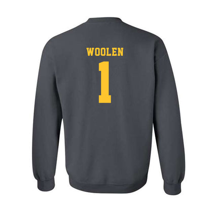 NDSU - NCAA Football : Donovan Woolen - Classic Shersey Crewneck Sweatshirt-1