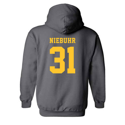 NDSU - NCAA Women's Basketball : Lily Niebuhr - Classic Shersey Hooded Sweatshirt-1