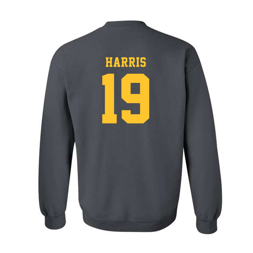 NDSU - NCAA Football : Chris Harris - Classic Shersey Crewneck Sweatshirt-1