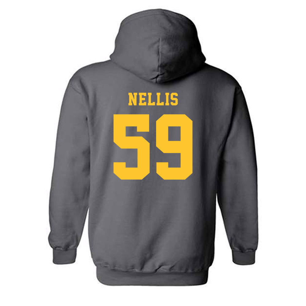 NDSU - NCAA Football : James Nellis - Classic Shersey Hooded Sweatshirt-1