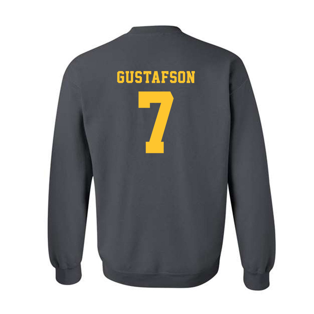 NDSU - NCAA Baseball : Evan Gustafson - Classic Shersey Crewneck Sweatshirt-1