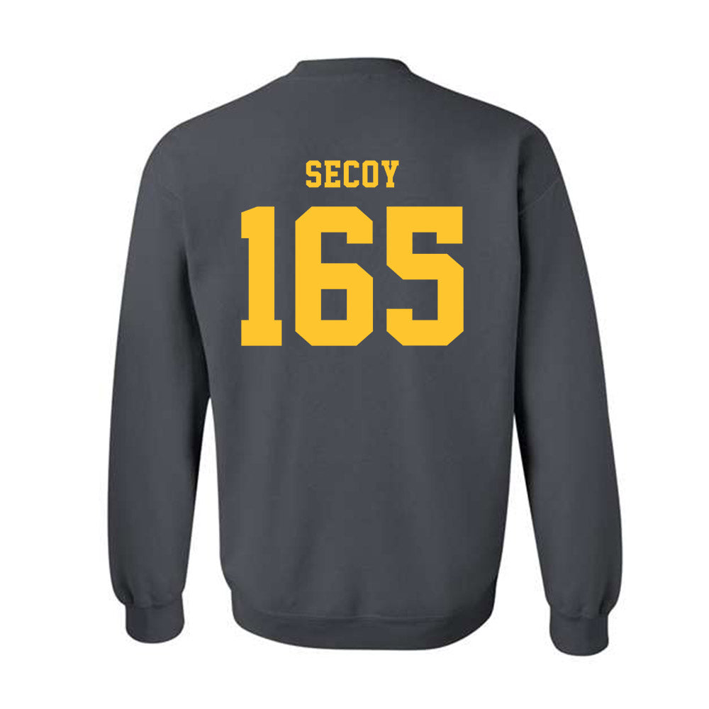 NDSU - NCAA Wrestling : Tyler Secoy - Classic Shersey Crewneck Sweatshirt-1