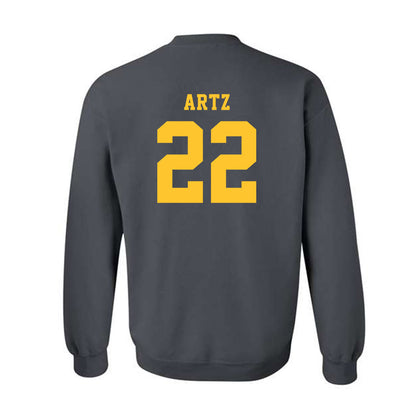 NDSU - NCAA Football : Hudson Artz - Classic Shersey Crewneck Sweatshirt-1