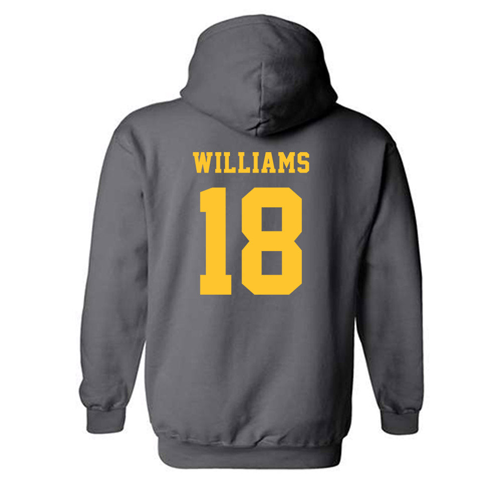 NDSU - NCAA Football : Jackson Williams - Classic Shersey Hooded Sweatshirt-1