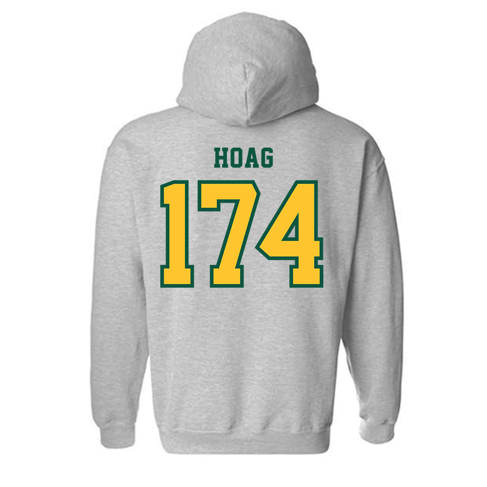 NDSU - NCAA Wrestling : Luke Hoag - Classic Shersey Hooded Sweatshirt-1