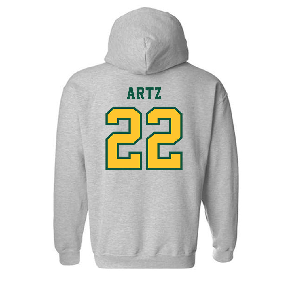 NDSU - NCAA Football : Hudson Artz - Classic Shersey Hooded Sweatshirt-1