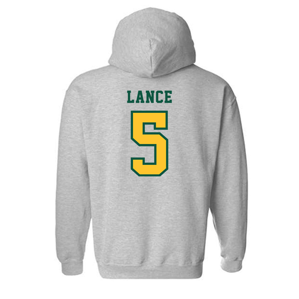 NDSU - NCAA Football : Bryce Lance - Classic Shersey Hooded Sweatshirt-1