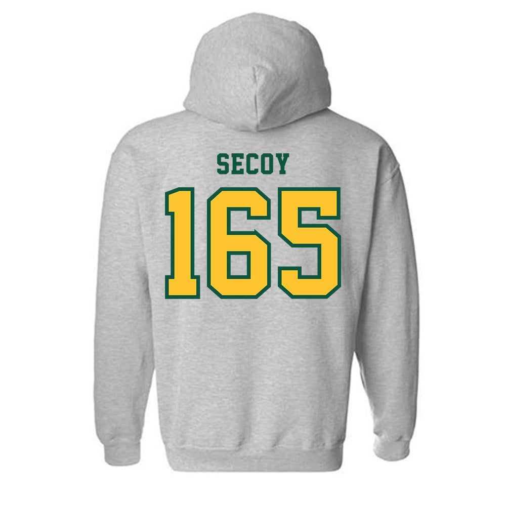 NDSU - NCAA Wrestling : Tyler Secoy - Classic Shersey Hooded Sweatshirt-1