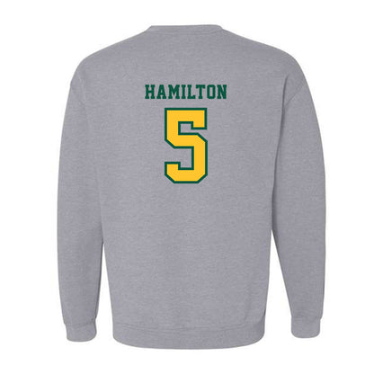 NDSU - NCAA Baseball : Davis Hamilton - Classic Shersey Crewneck Sweatshirt-1