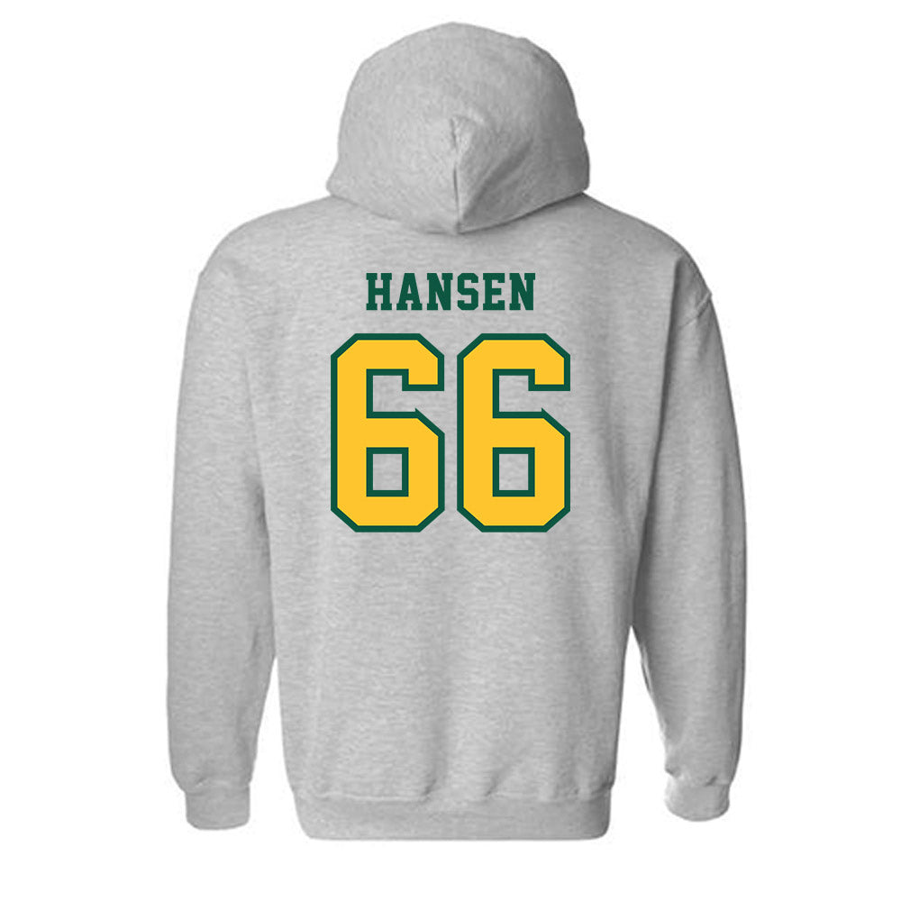 NDSU - NCAA Football : Jack Hansen - Classic Shersey Hooded Sweatshirt-1