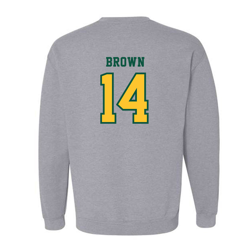 NDSU - NCAA Football : Preston Brown - Classic Shersey Crewneck Sweatshirt-1