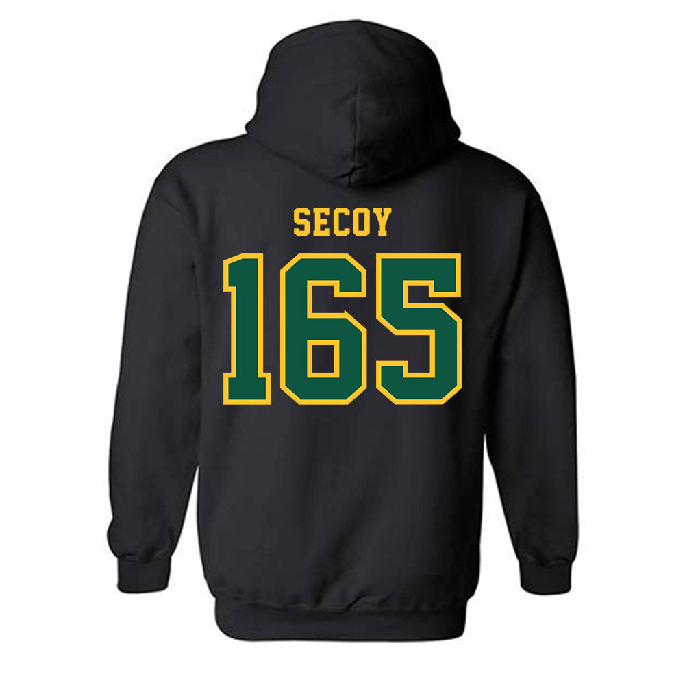 NDSU - NCAA Wrestling : Tyler Secoy - Classic Shersey Hooded Sweatshirt-1