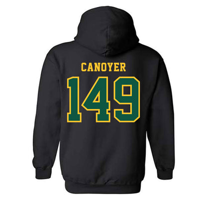 NDSU - NCAA Wrestling : Brayden Canoyer - Classic Shersey Hooded Sweatshirt-1