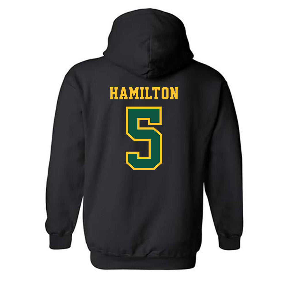 NDSU - NCAA Baseball : Davis Hamilton - Classic Shersey Hooded Sweatshirt-1