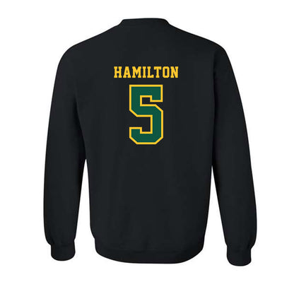 NDSU - NCAA Baseball : Davis Hamilton - Classic Shersey Crewneck Sweatshirt-1