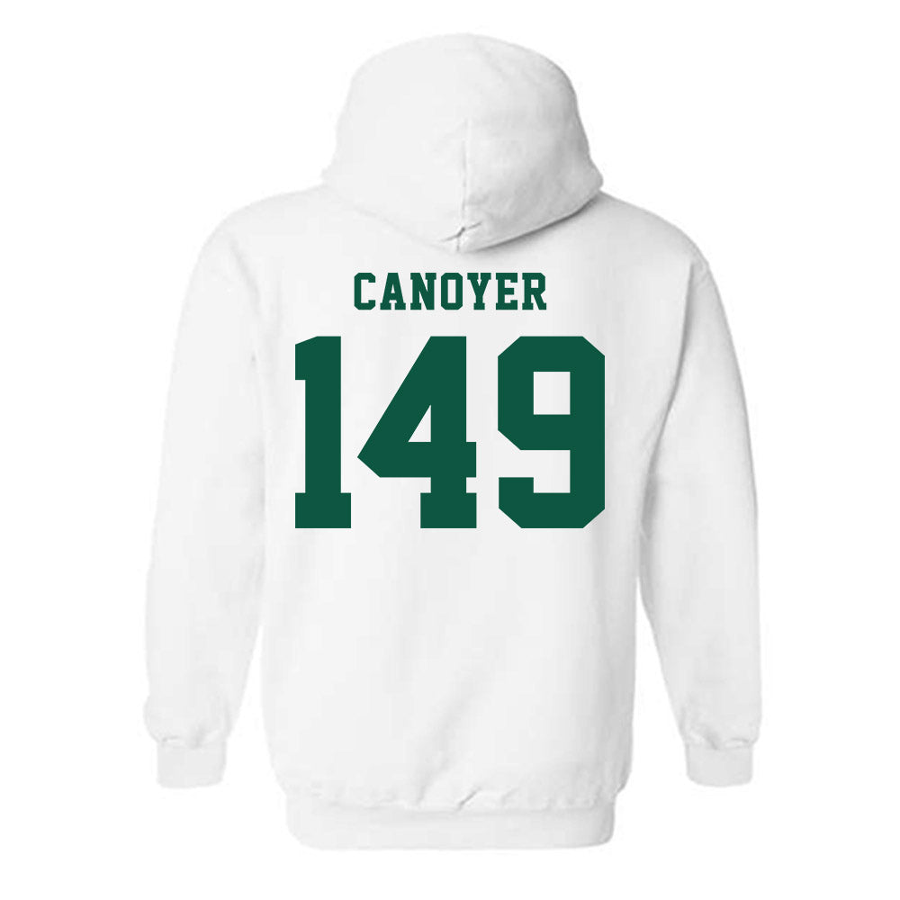 NDSU - NCAA Wrestling : Brayden Canoyer - Classic Shersey Hooded Sweatshirt-1