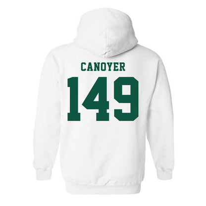 NDSU - NCAA Wrestling : Brayden Canoyer - Classic Shersey Hooded Sweatshirt-1