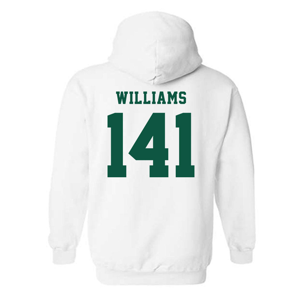 NDSU - NCAA Wrestling : Zytavius Williams - Classic Shersey Hooded Sweatshirt-1