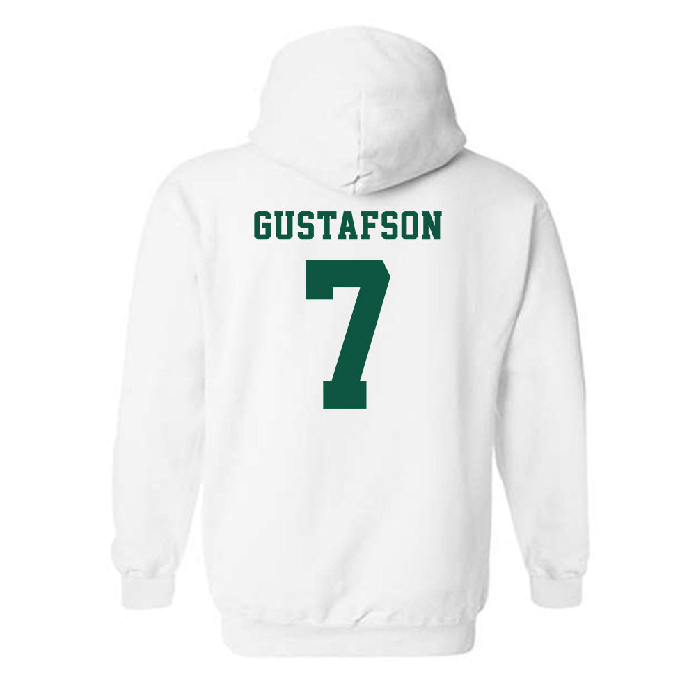 NDSU - NCAA Baseball : Evan Gustafson - Classic Shersey Hooded Sweatshirt-1