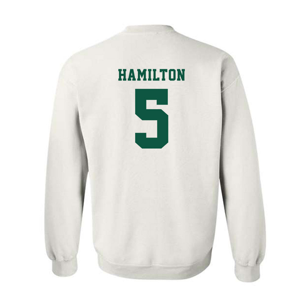 NDSU - NCAA Baseball : Davis Hamilton - Classic Shersey Crewneck Sweatshirt-1
