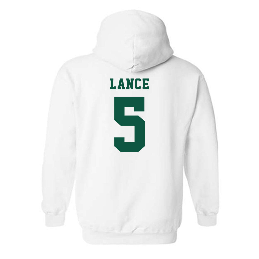 NDSU - NCAA Football : Bryce Lance - Classic Shersey Hooded Sweatshirt-1