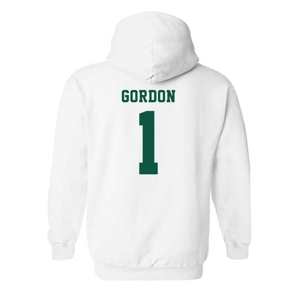 NDSU - NCAA Baseball : Noah Gordon - Classic Shersey Hooded Sweatshirt-1